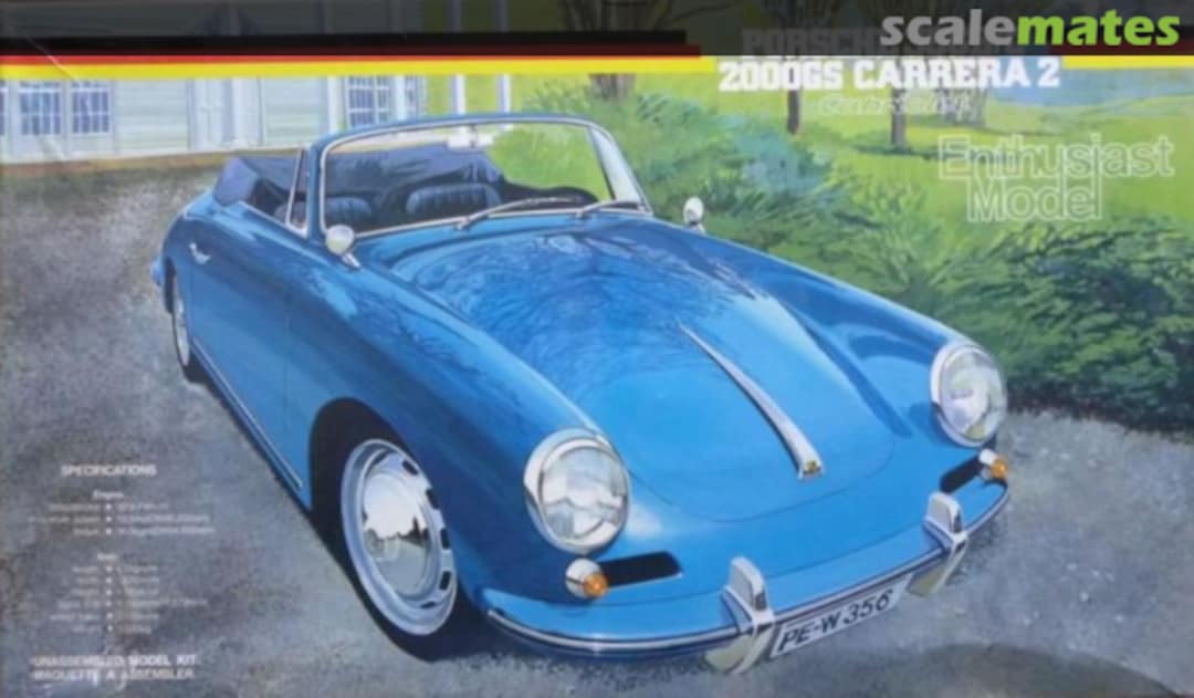 Boxart Porsche 356B/C 2000GS Carrera 2 08028 Fujimi Boxart Porsche 356B/C 2000GS Carrera 2 08028 Fujimi