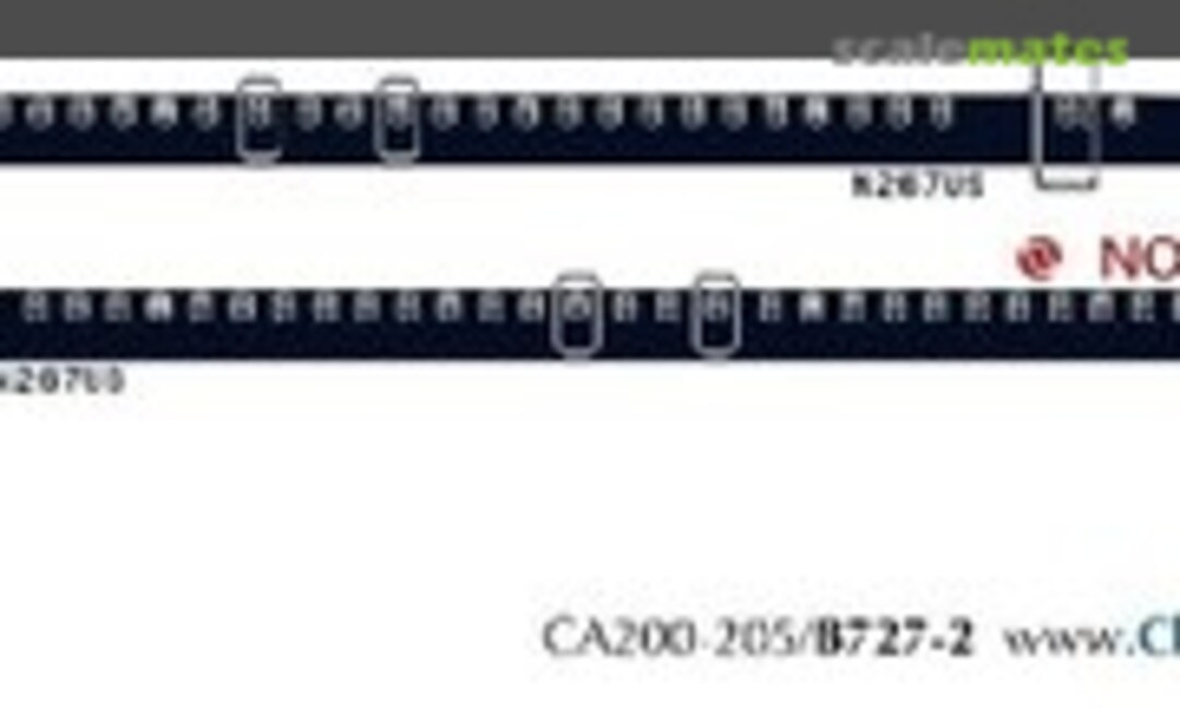 1:200 Northwest Orient 727 (Classic Airlines CA200-105) CA200-105