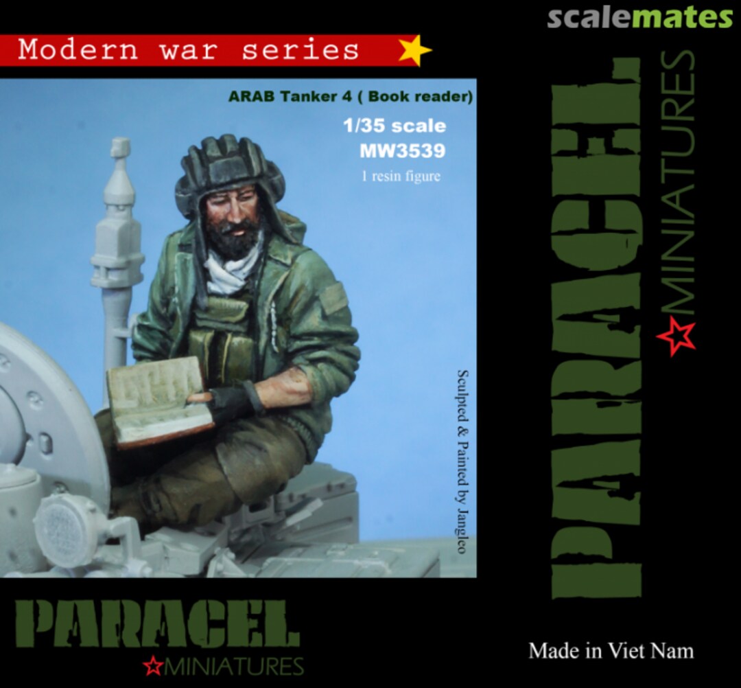 Boxart Arab Tanker 4 (Book reader) MW3539 Paracel Miniatures Boxart Arab Tanker 4 (Book reader) MW3539 Paracel Miniatures