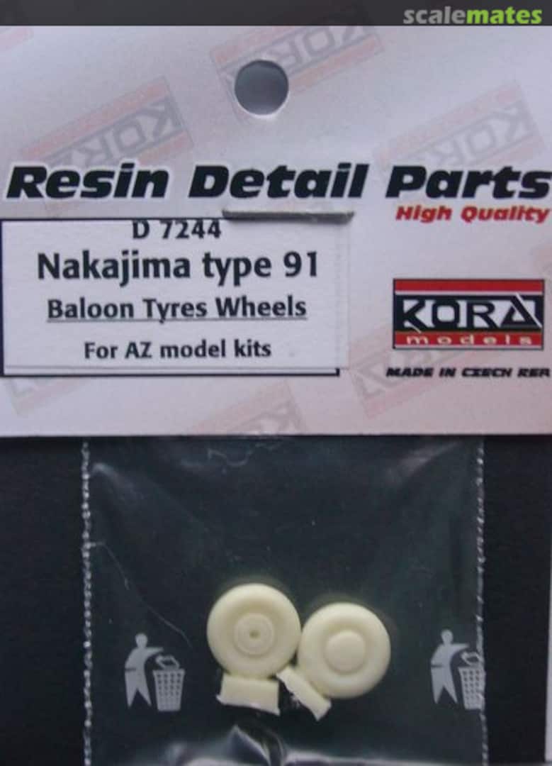 Boxart Nakajima type 91 D7244 Kora Models Boxart Nakajima type 91 D7244 Kora Models