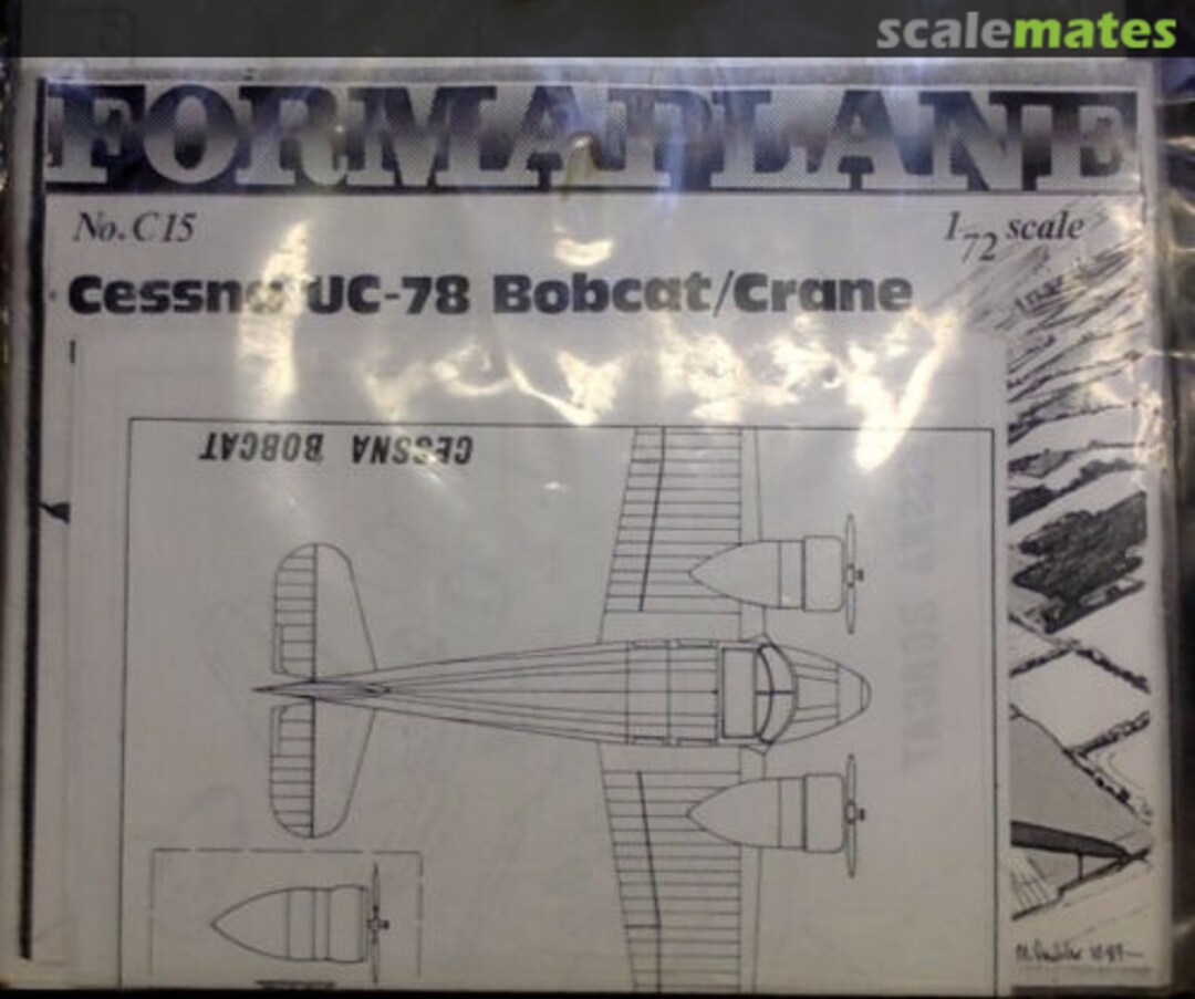 Boxart Cessna UC-78 Bobcat/Crane C15 Formaplane Boxart Cessna UC-78 Bobcat/Crane C15 Formaplane