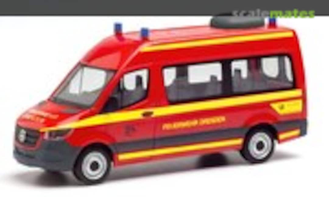1:87 Mercedes-Benz Sprinter `18 Bus HD &quot;Feuerwehr Dresden&quot; (Herpa 095488)