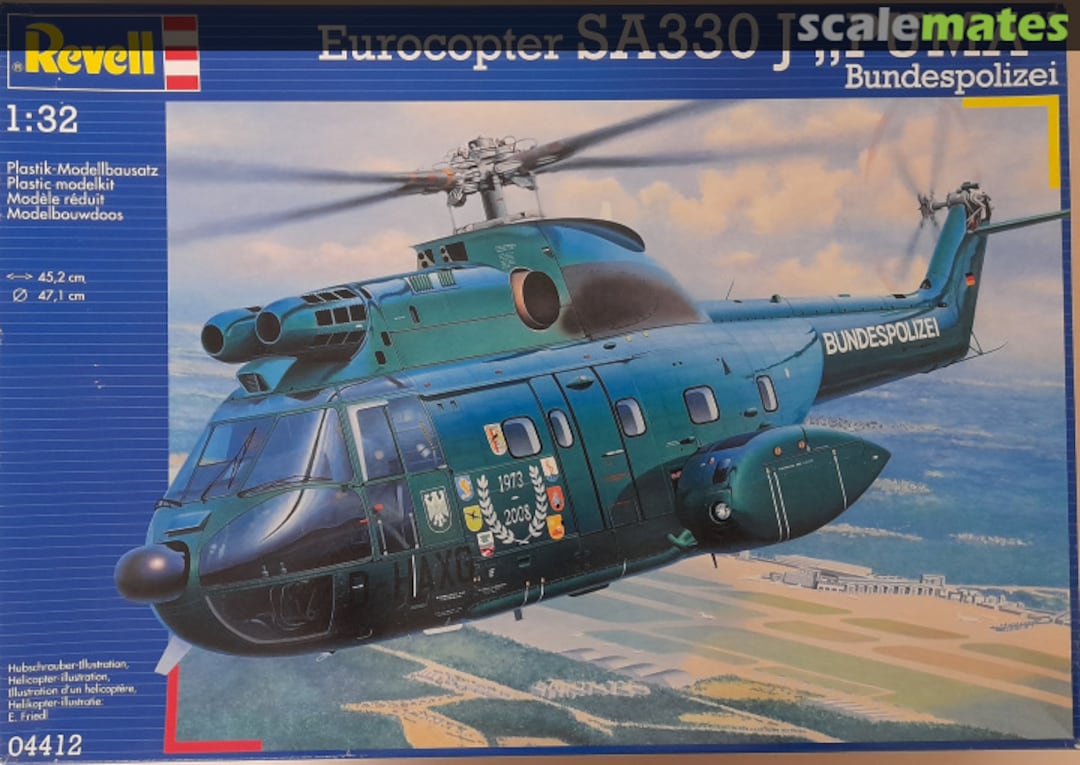 Boxart SA330J "Puma" Bundespolizei 04412 Revell Boxart SA330J "Puma" Bundespolizei 04412 Revell