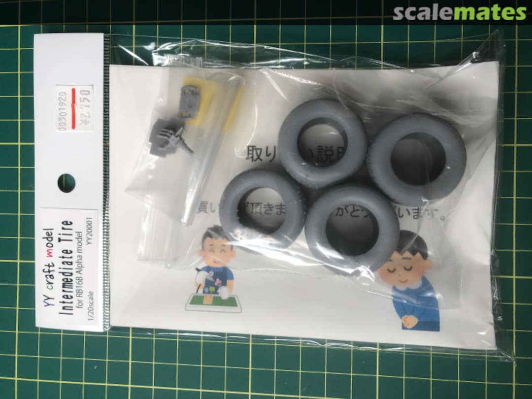 Boxart Intermediates Tire set and Steering wheel YY20001 YY Craft Modell