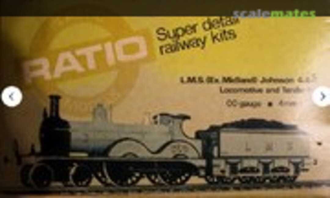 Johnson 4-4-0 (Ratio Plastic Models 5777)