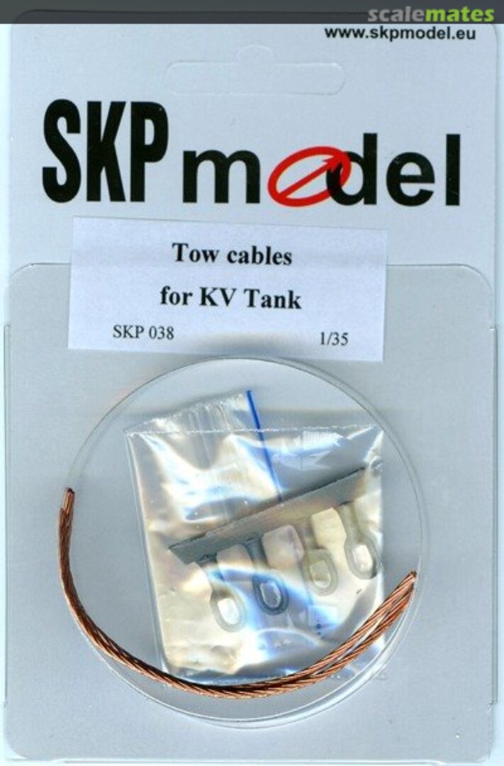 Boxart Tow cables for KV Tank SKP 038 SKP model Boxart Tow cables for KV Tank SKP 038 SKP model