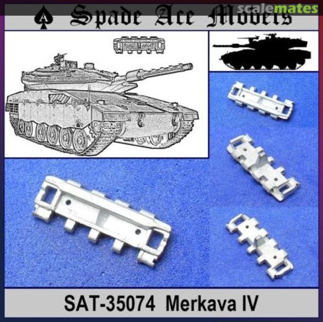 Boxart Metal Track Merkava Mk.IV SAT-35074 Spade Ace Models Boxart Metal Track Merkava Mk.IV SAT-35074 Spade Ace Models