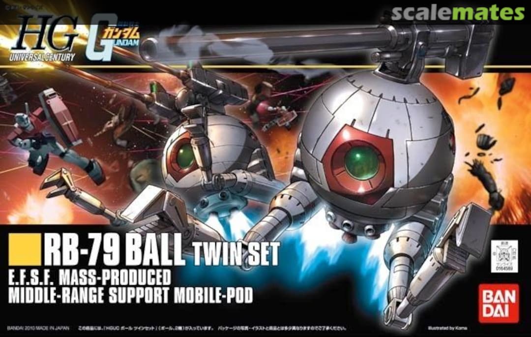 Boxart RB-79 Ball Twin Set 0164569 Bandai Boxart RB-79 Ball Twin Set 0164569 Bandai