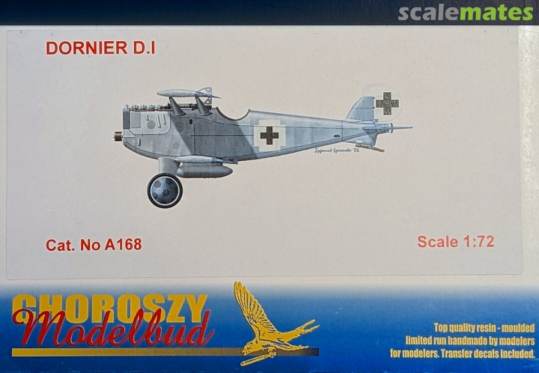 Boxart Dornier D.I A168 Choroszy Modelbud Boxart Dornier D.I A168 Choroszy Modelbud