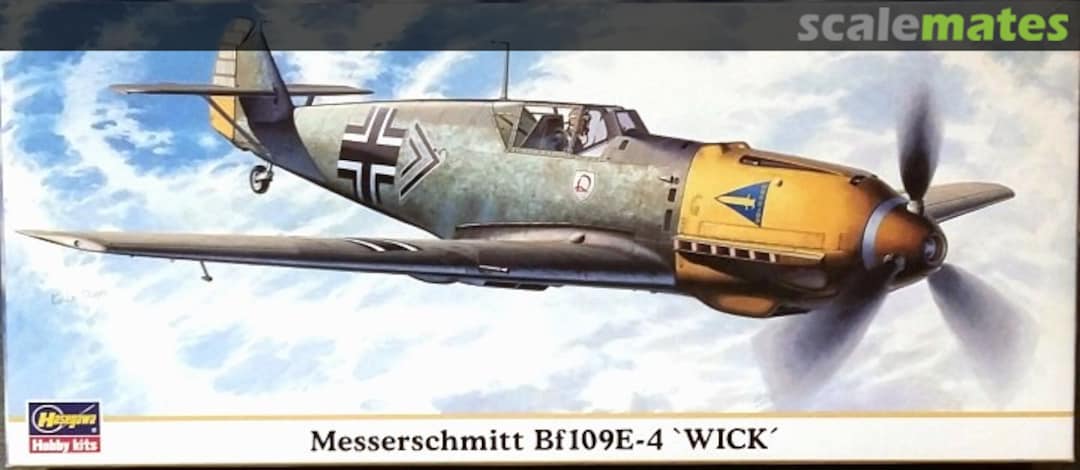 Boxart Messerschmitt Bf109E-4 'Wick' 00263 Hasegawa Boxart Messerschmitt Bf109E-4 'Wick' 00263 Hasegawa