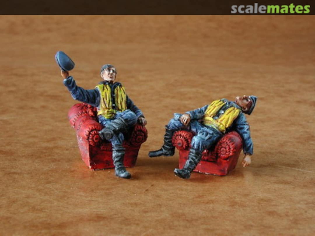 Boxart pilots WWII at rest F48096 CMK Boxart pilots WWII at rest F48096 CMK