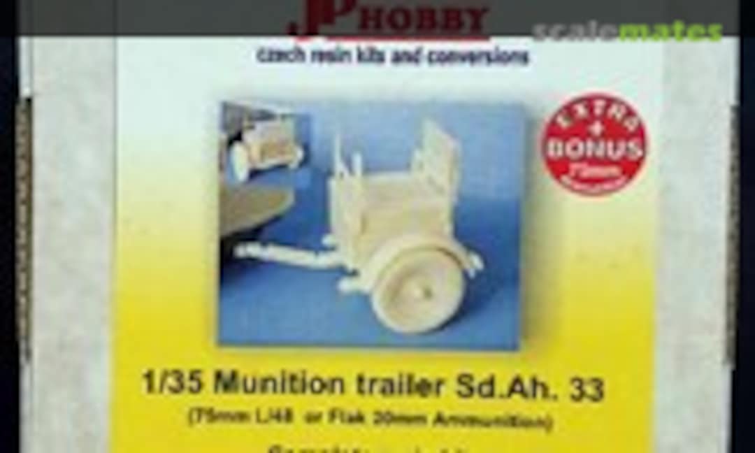 1:35 Munition Trailer Sd.Ah.33 (JP Hobby 35C05) 35C05