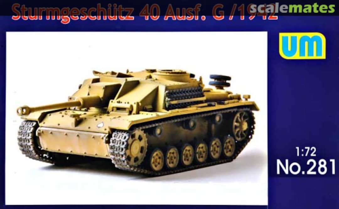 Boxart Sd.Kfz. 142/1 Sturmgeschütz III Ausf. G 281 UM Boxart Sd.Kfz. 142/1 Sturmgeschütz III Ausf. G 281 UM
