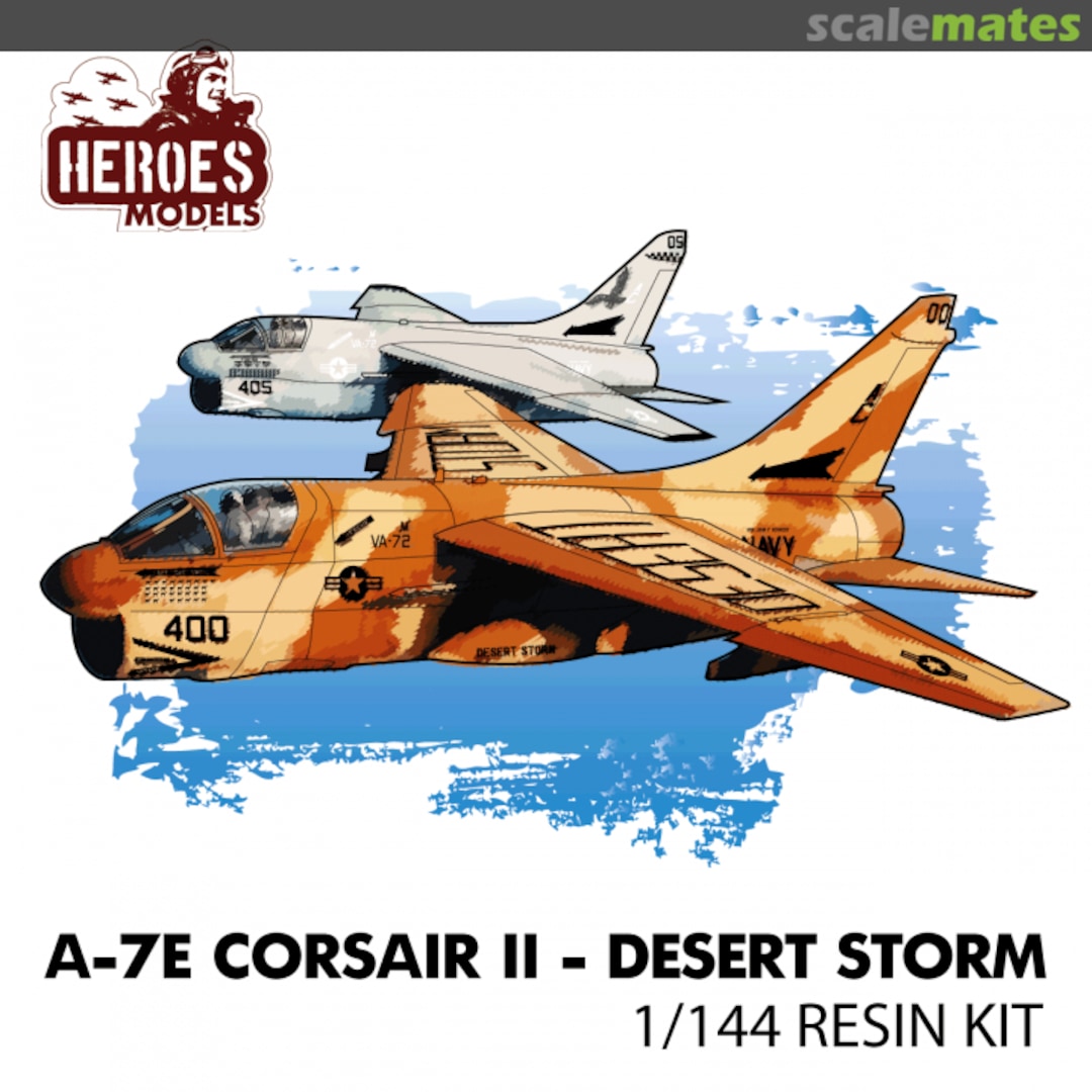 Boxart A-7E Corsair II | Desert Storm HM-K14401 Heroes Models Boxart A-7E Corsair II | Desert Storm HM-K14401 Heroes Models