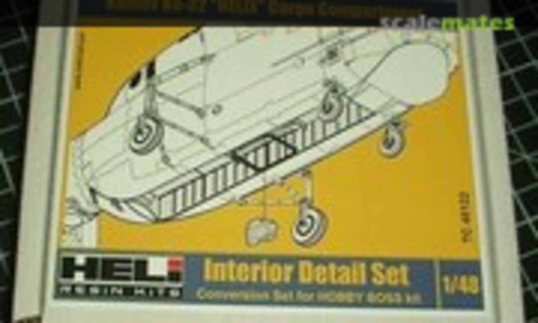 1:48 Kamov Ka-32 "Helix" Cargo Compartment (HELI Resin Kits TC48122) TC48122