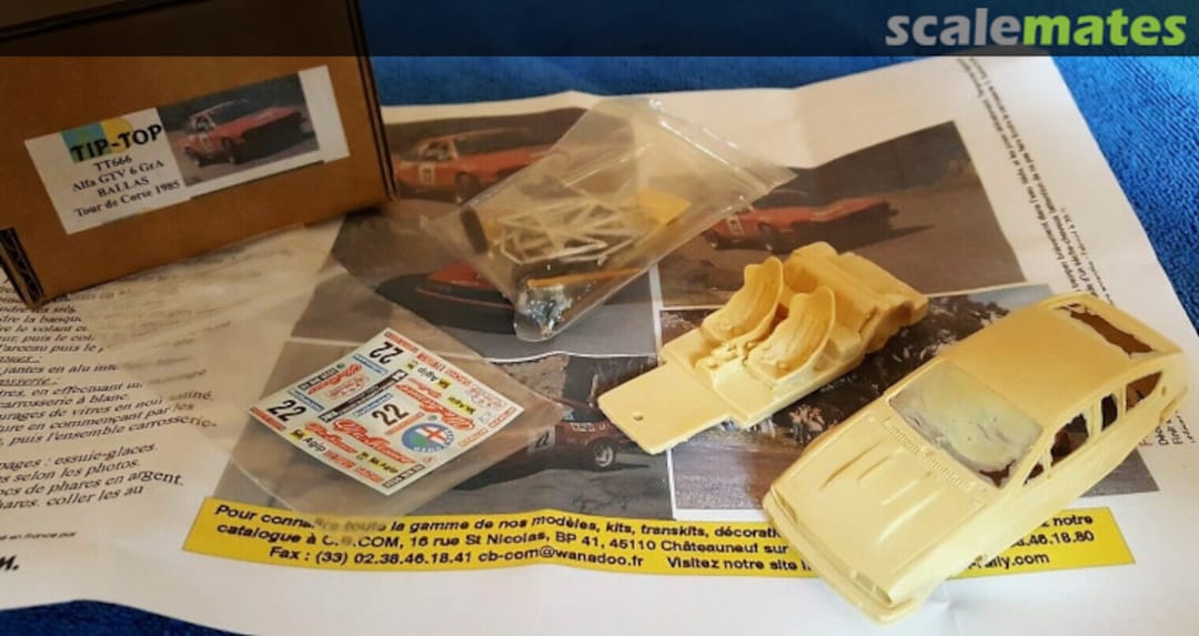 Boxart Alfa Romeo Alfetta GTV6 [3036 WN 38] "Agip" TT666 TIP-TOP