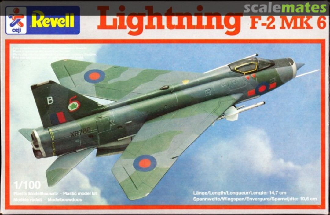 Boxart Lightning F-2 Mk 6 4015 Revell Boxart Lightning F-2 Mk 6 4015 Revell