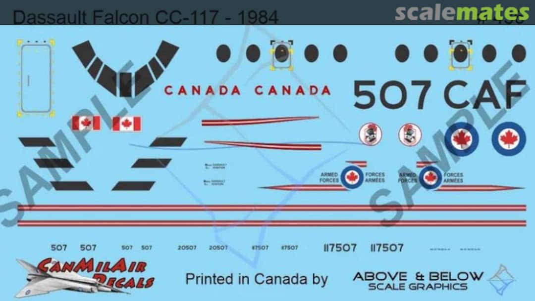 Boxart Dassault CE-117 EW Falcon 436 Above & Below Graphics