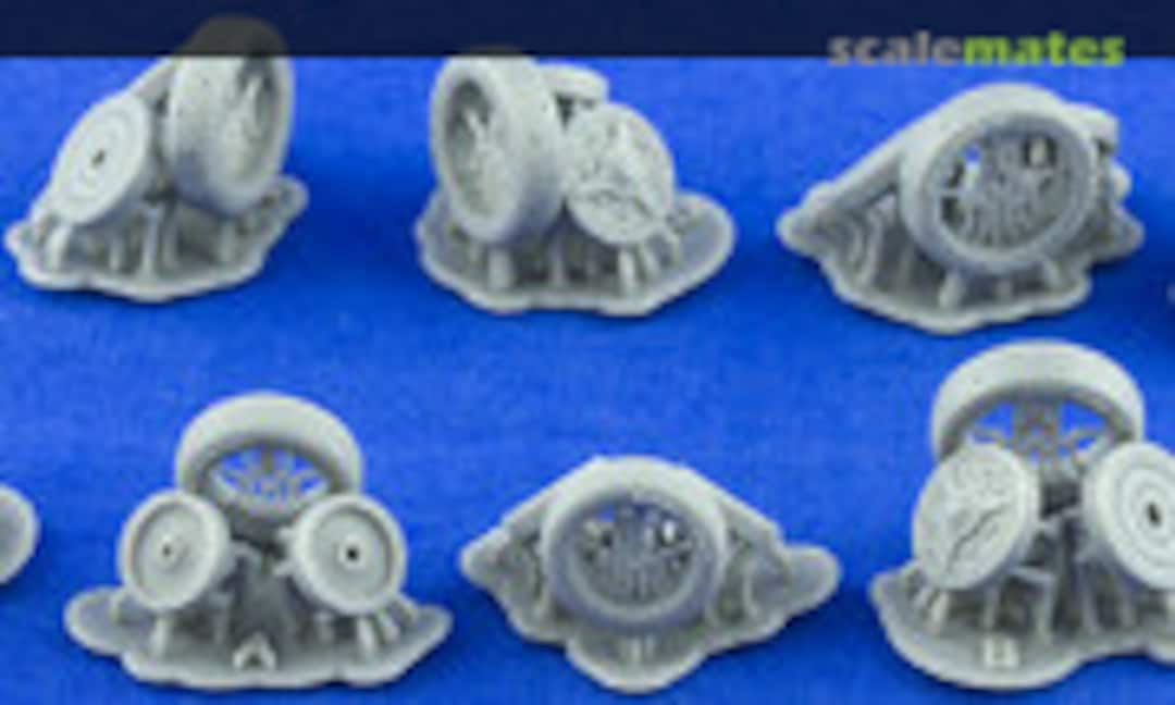 1:48 SR-71 Blackbird Wheel set (3DF 3DF 48004) 3DF 48004