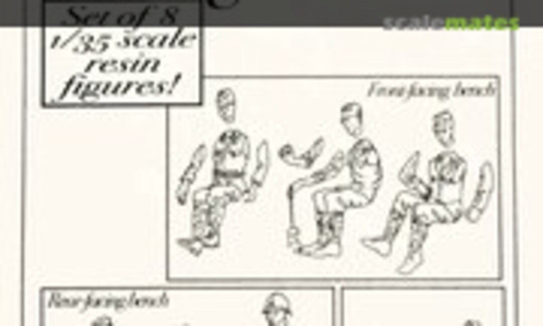 1:35 WWII Japanese Shi-Ke tractor riding crew (Japanese Armor King 0000) 0000