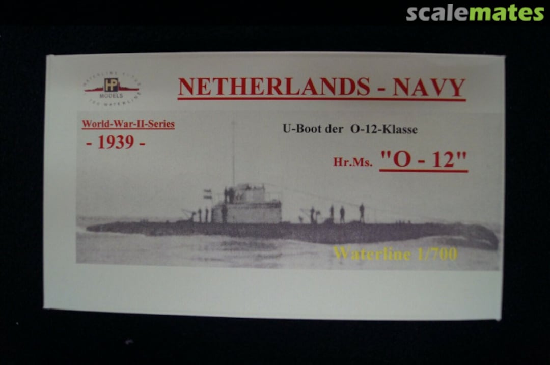 Boxart U-Boot der O-12-Klasse Hr.MS. "O-12" WW II-WL-NL-020 HP-Models Boxart U-Boot der O-12-Klasse Hr.MS. "O-12" WW II-WL-NL-020 HP-Models