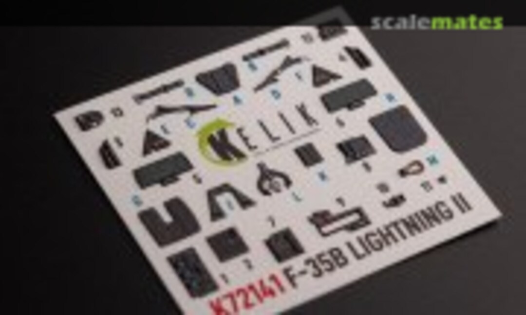 1:72 F-35B interior 3D decals (Kelik K72141) K72141