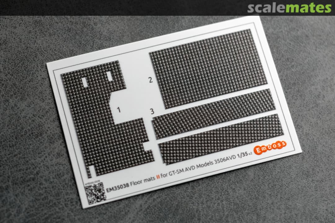 Contents GT-SM Mats, Circles interior 3D decals EM35038 Embase Contents GT-SM Mats, Circles interior 3D decals EM35038 Embase