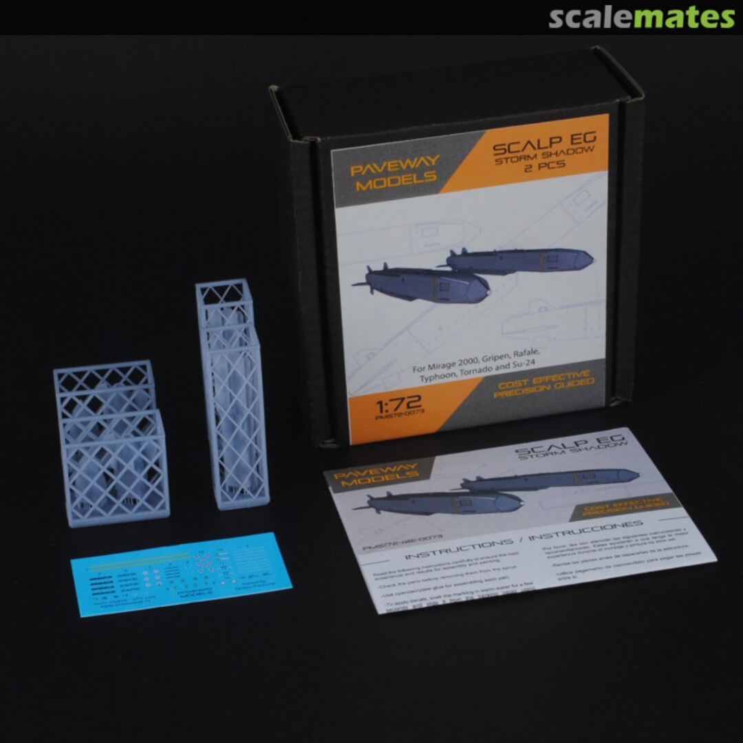 Contents Stormshadow / SCALP PMS72-0073 Paveway Models Contents Stormshadow / SCALP PMS72-0073 Paveway Models