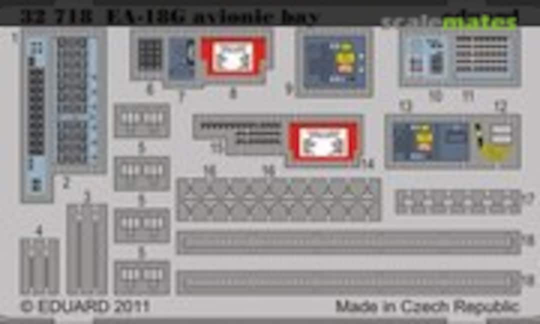 1:32 EA-18G avionic bay (Eduard 32718) 32718