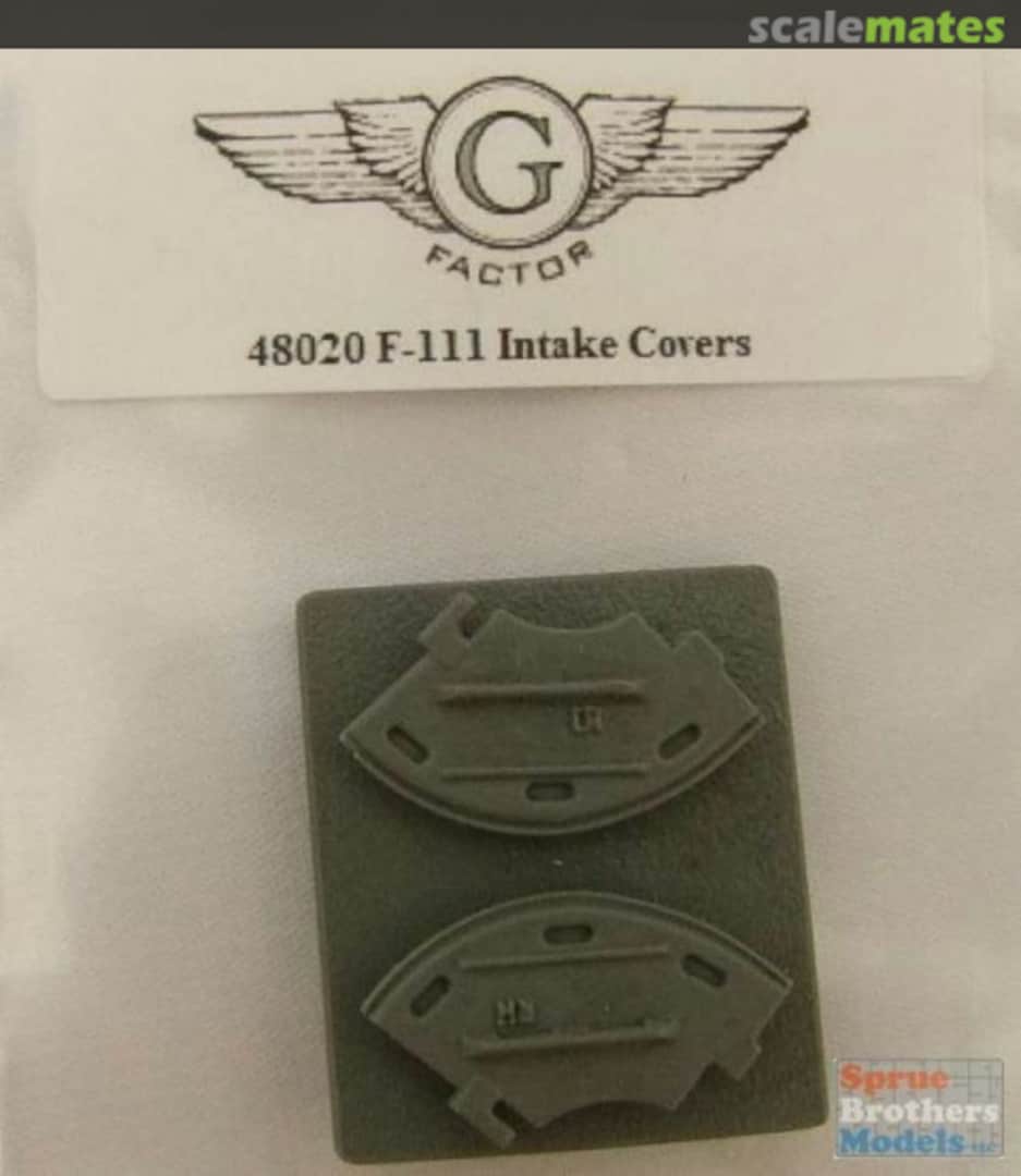 Boxart F-111 Aardvark - Intake Covers 48020 G Factor Boxart F-111 Aardvark - Intake Covers 48020 G Factor