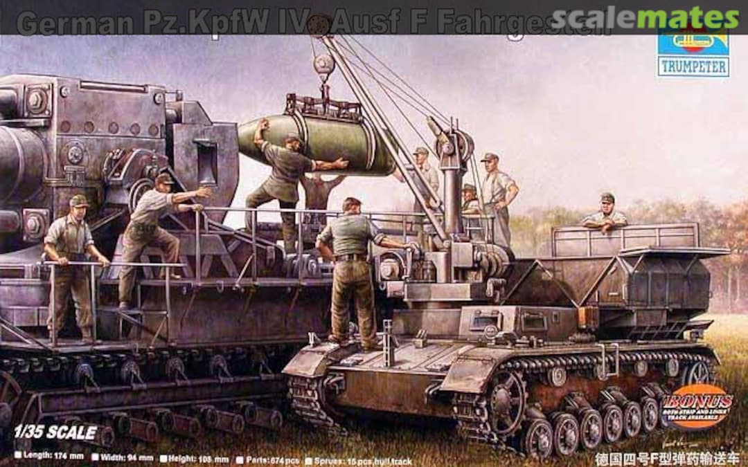 Boxart Pz.Kpfw. IV Ausf. F Fahrgestell 00363 Trumpeter Boxart Pz.Kpfw. IV Ausf. F Fahrgestell 00363 Trumpeter