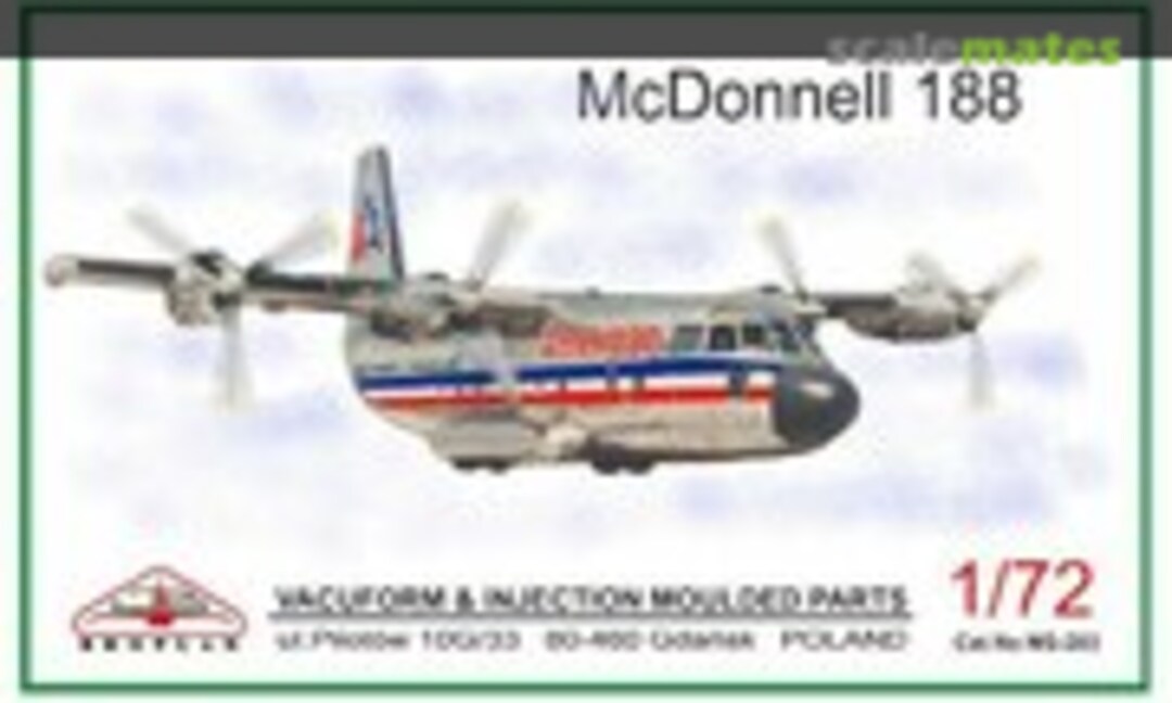 1:72 McDonnell 188 (Broplan MS-203) MS-203