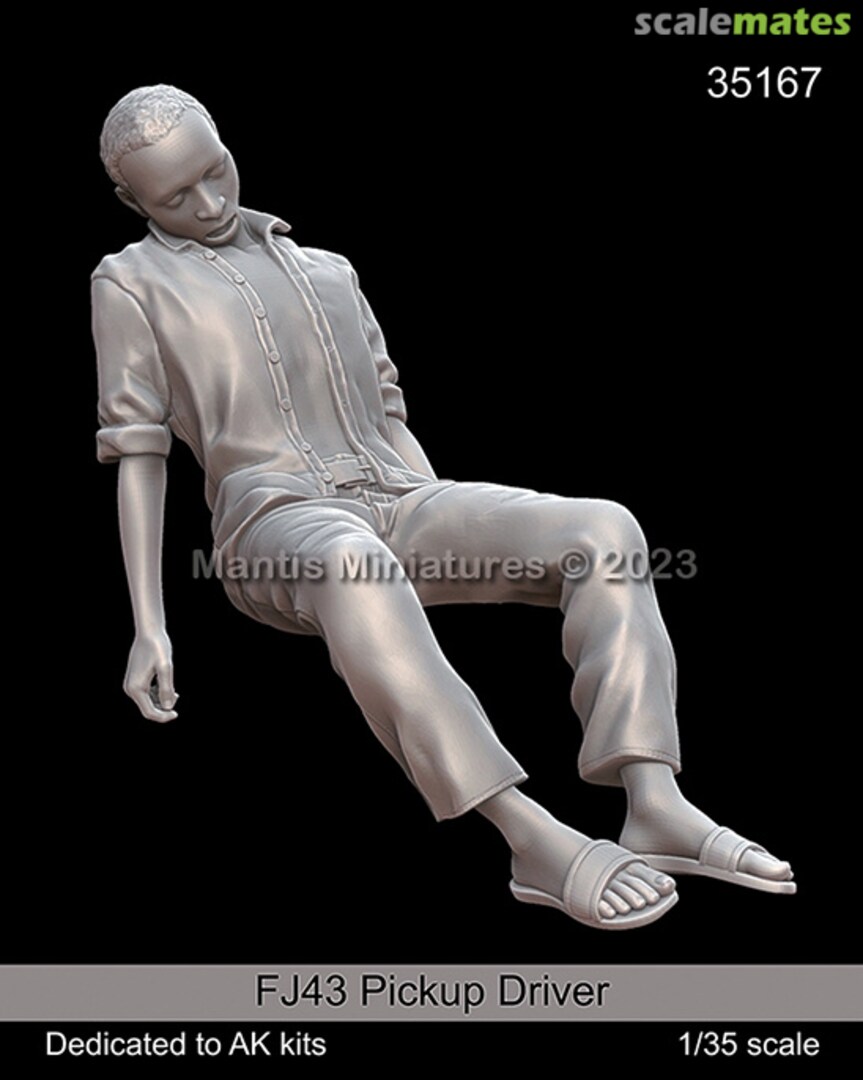 Boxart FJ43 Pickup Driver 35167 Mantis Miniatures Boxart FJ43 Pickup Driver 35167 Mantis Miniatures