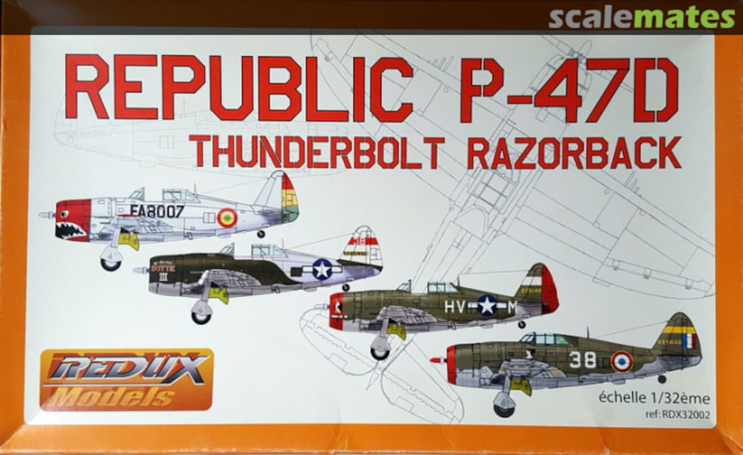 Boxart P-47D Razorback RDX32002 Redux Boxart P-47D Razorback RDX32002 Redux