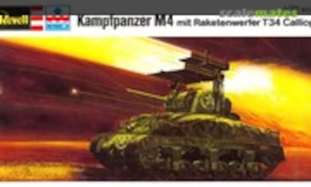 1:72 Kampfpanzer M4 mit Raketenwerfer T34 Calliope (Revell/ESCI H-2360)