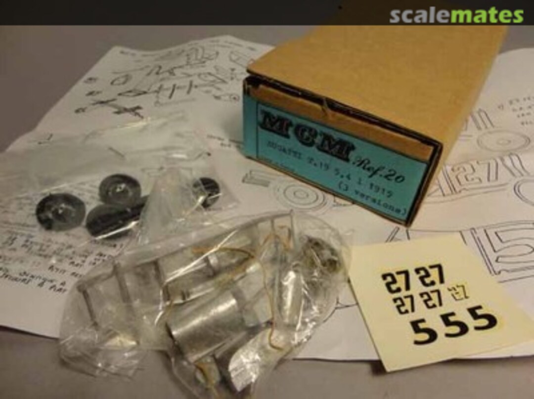 Boxart Bugatti Type 19 20 M.C.M. Boxart Bugatti Type 19 20 M.C.M.