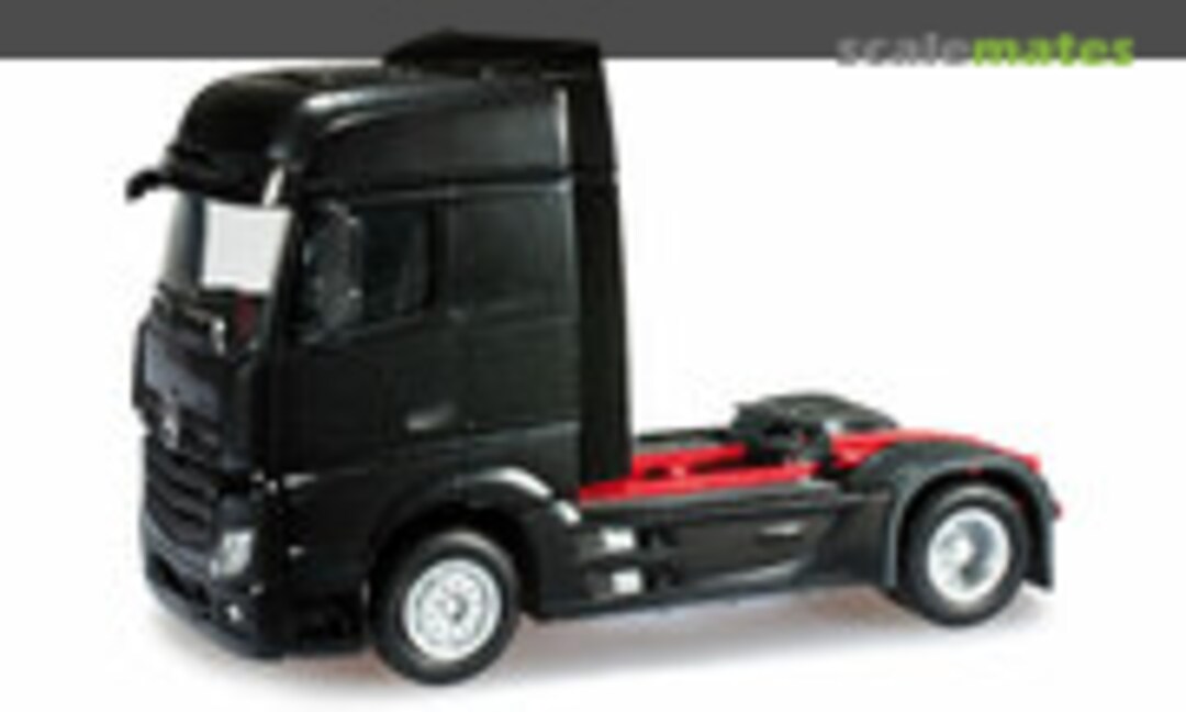 1:87 Mercedes-Benz Actros Bigspace rigid tractor, deep black (Herpa 159500-003)