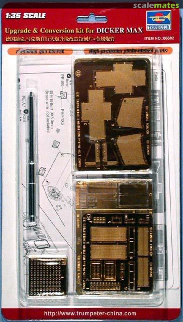 Boxart Upgrade & Conversion kit for Dicker Max 06602 Trumpeter Boxart Upgrade & Conversion kit for Dicker Max 06602 Trumpeter