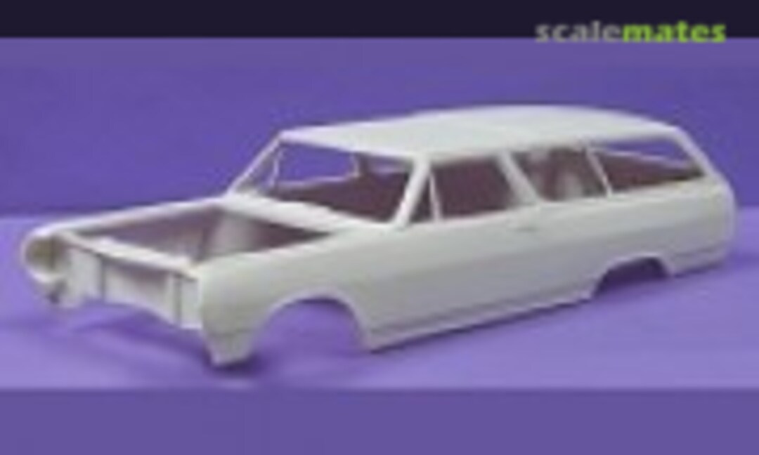1:25 1965 Chevrolet Chevelle 300 2-Door Wagon Body & Interior (for AMT) (Jimmy Flintstone NB70) NB70