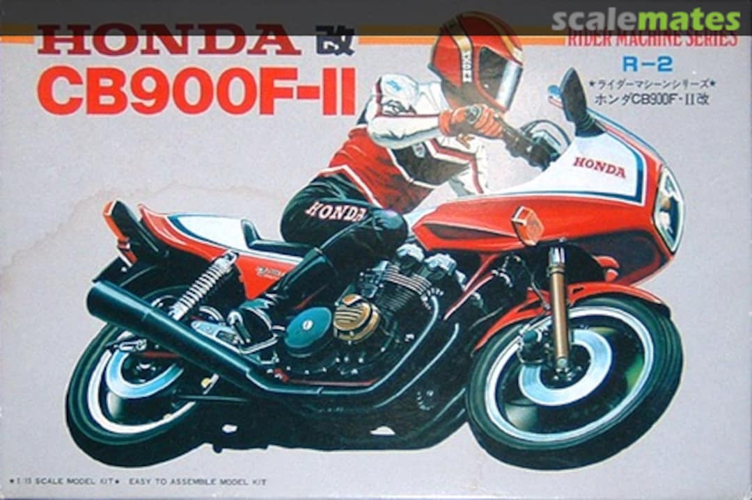 Boxart Honda CB900F-II with Rider R-2 Union Model Boxart Honda CB900F-II with Rider R-2 Union Model