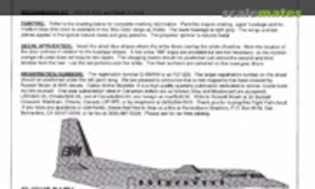 1:144 British Midland F27-200 (Flightpath Decals FP44-093) FP44-093