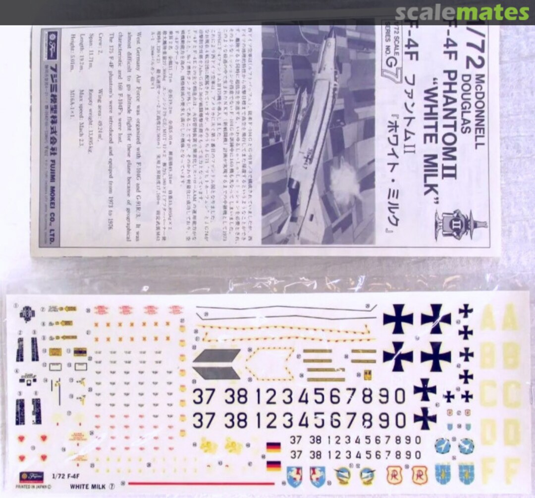 Contents McDonnell Douglas F-4F Phantom-II 7A-G7 Fujimi