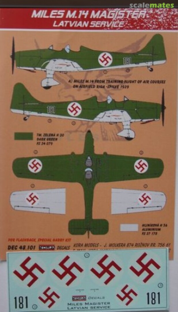 Boxart Miles M.14 Magister DEC48101 Kora Models Boxart Miles M.14 Magister DEC48101 Kora Models