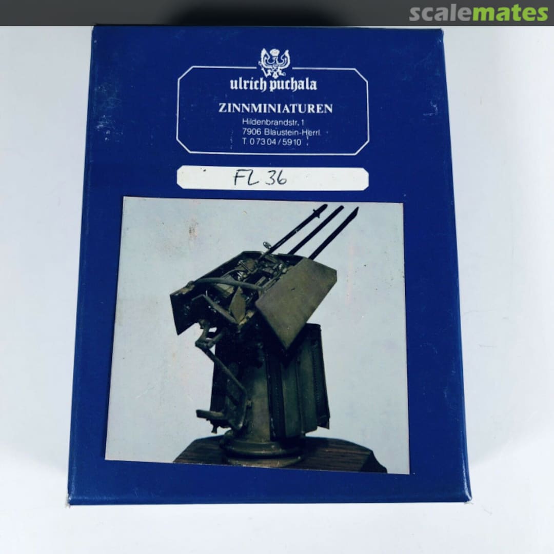 Boxart Flak MG 151 / 20 Drilling FL36 Ulrich Puchala Zinnminiaturen Boxart Flak MG 151 / 20 Drilling FL36 Ulrich Puchala Zinnminiaturen