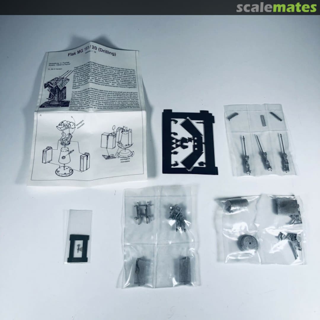 Contents Flak MG 151 / 20 Drilling FL36 Ulrich Puchala Zinnminiaturen Contents Flak MG 151 / 20 Drilling FL36 Ulrich Puchala Zinnminiaturen