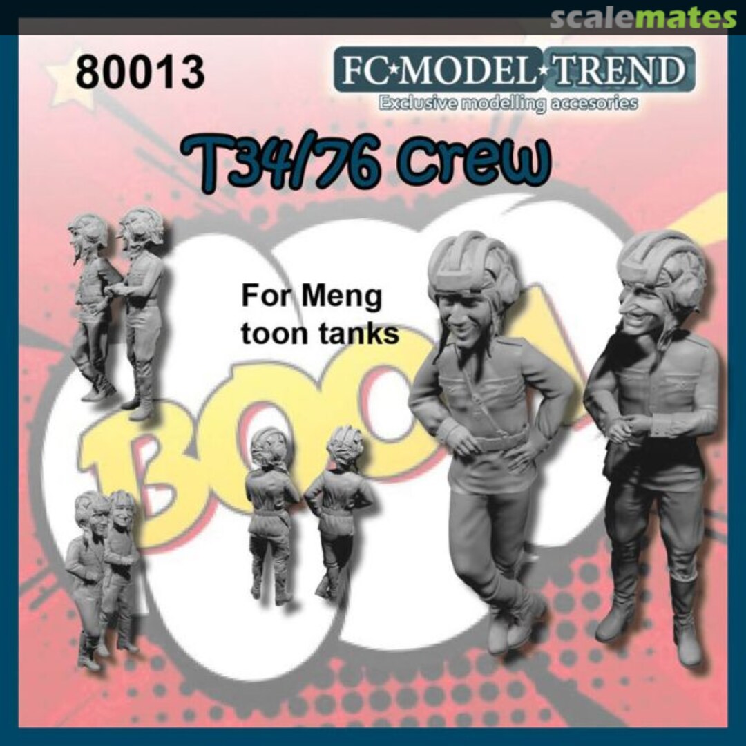 Boxart T34/76 crew 80013 FC Model Trend Boxart T34/76 crew 80013 FC Model Trend