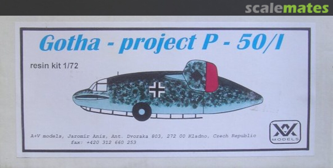 Boxart Gotha project P-50/I SPL12 A+V Models Boxart Gotha project P-50/I SPL12 A+V Models