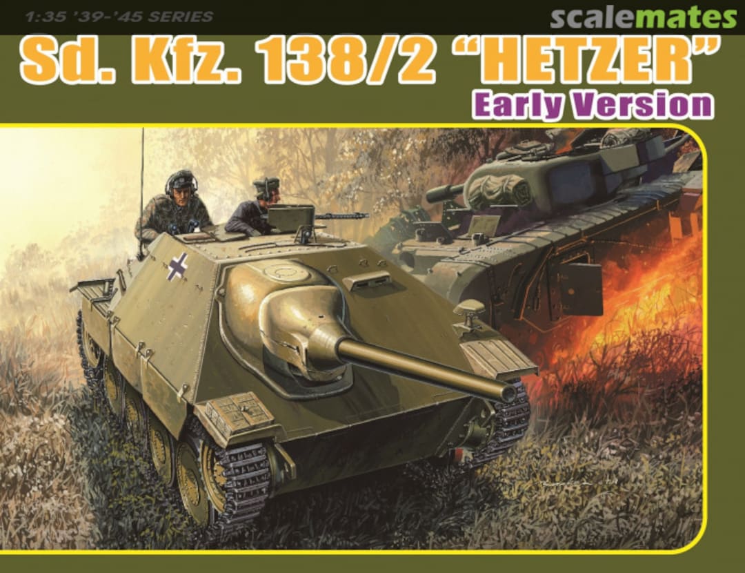 Boxart Jagdpanzer 38 (t) "Hetzer" early 6708 Dragon