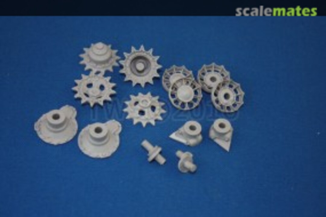 Boxart T-54 Drive Sprocket & Idler set OMSh TWS355050 Tank Workshop