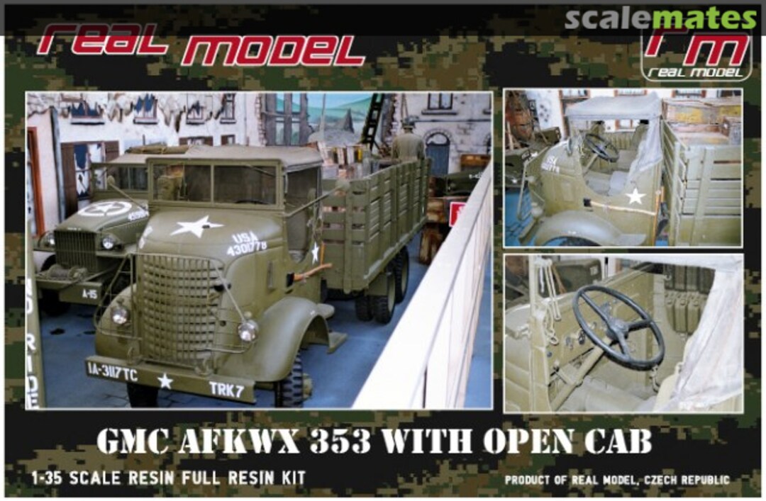 Boxart GMC AFKWX with open CAB RM35073 Real Model